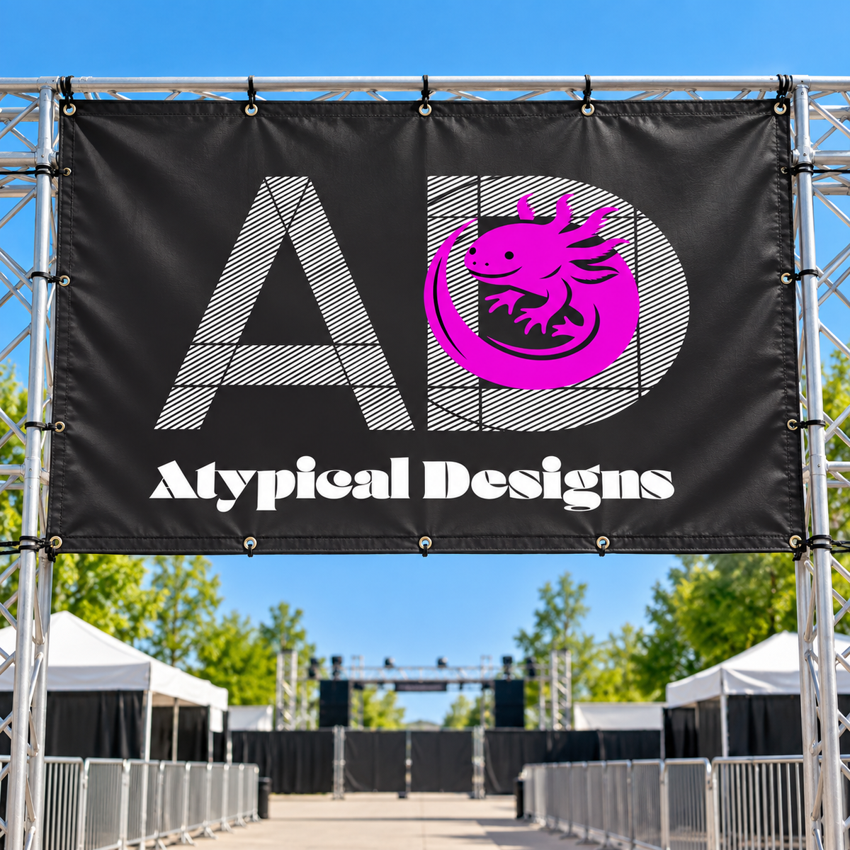Atypical Designs banners collection sample