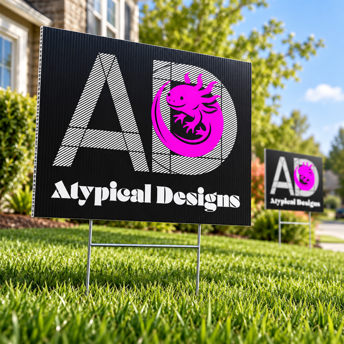 Atypical Designs yard collection sample