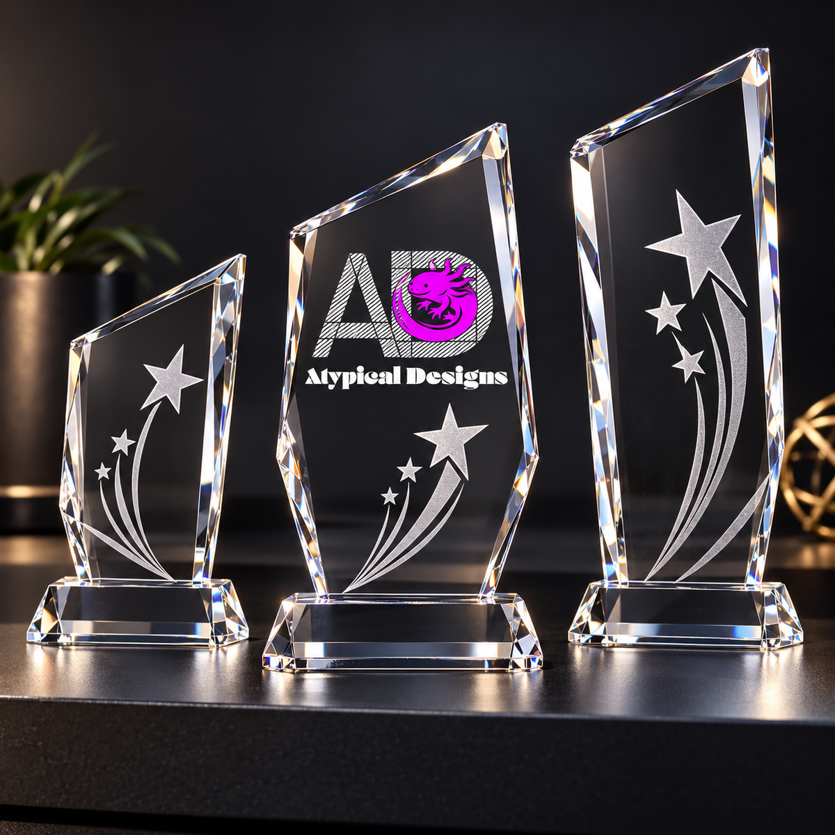 Atypical Designs award product or service example