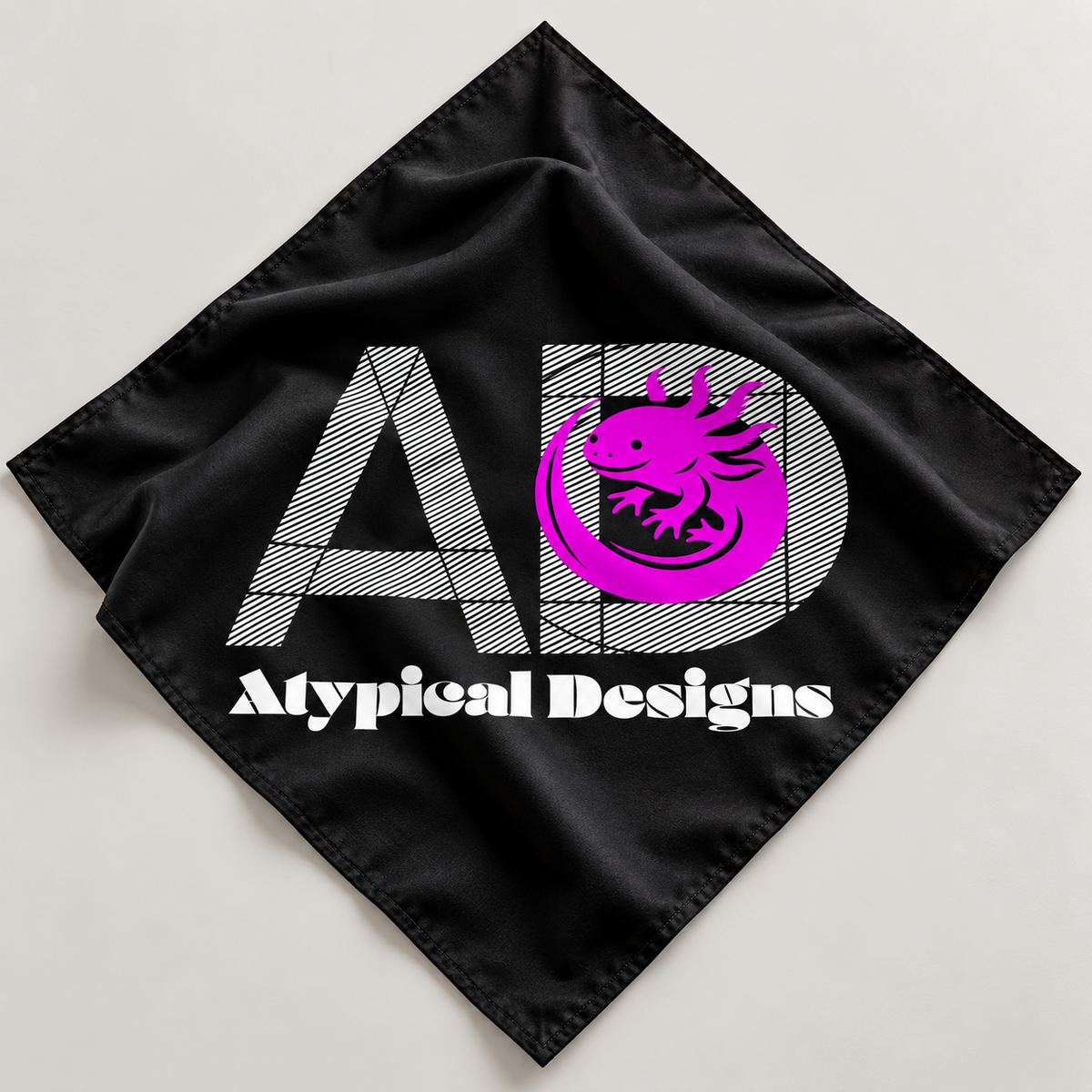 Example of apparel product with sample artwork