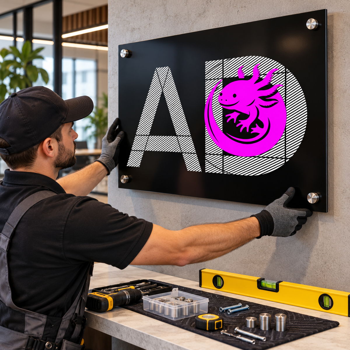 Atypical Designs install product or service example