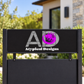 Atypical Designs sign panel or insert mockup, 24 by 6 inches